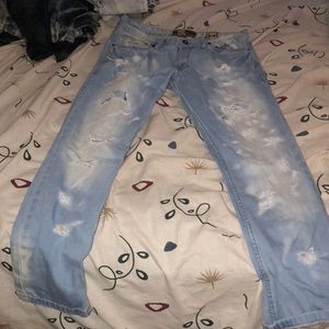men’s distressed jeans size 34